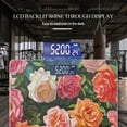 thumbnail image 3 of High Precision Body Weight Scale Smart Bathroom Scales with Large LCD Display(400lbs),Decorative for Bedroom-Vibrant Painting Of Roses In Various Shades, 3 of 4