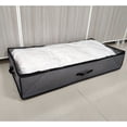 thumbnail image 2 of BEADCEST 2Pcs Bedding Organiser Storage Non-Woven Cloth for Under Bed Use in Rectangular Shape, 2 of 5