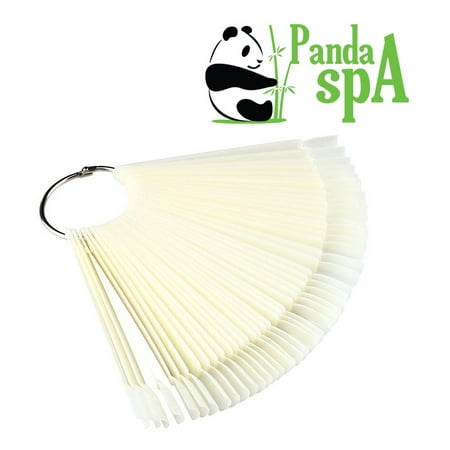 PandaSpa Long False Nail Tips Color Chart Display 50 pcs