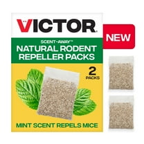 Victor Scent-Away Mouse Repellent - Repel by Scent - Natural Rodent Repellent - 2 Pack