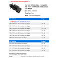 thumbnail image 2 of Fuel Tank Selector Valve - Compatible with 1977 - 1994 Ford E-350 Econoline Club Wagon 1978 1979 1980 1981 1982 1983 1984 1985 1986 1987 1988 1989 1990 1991 1992 1993, 2 of 2