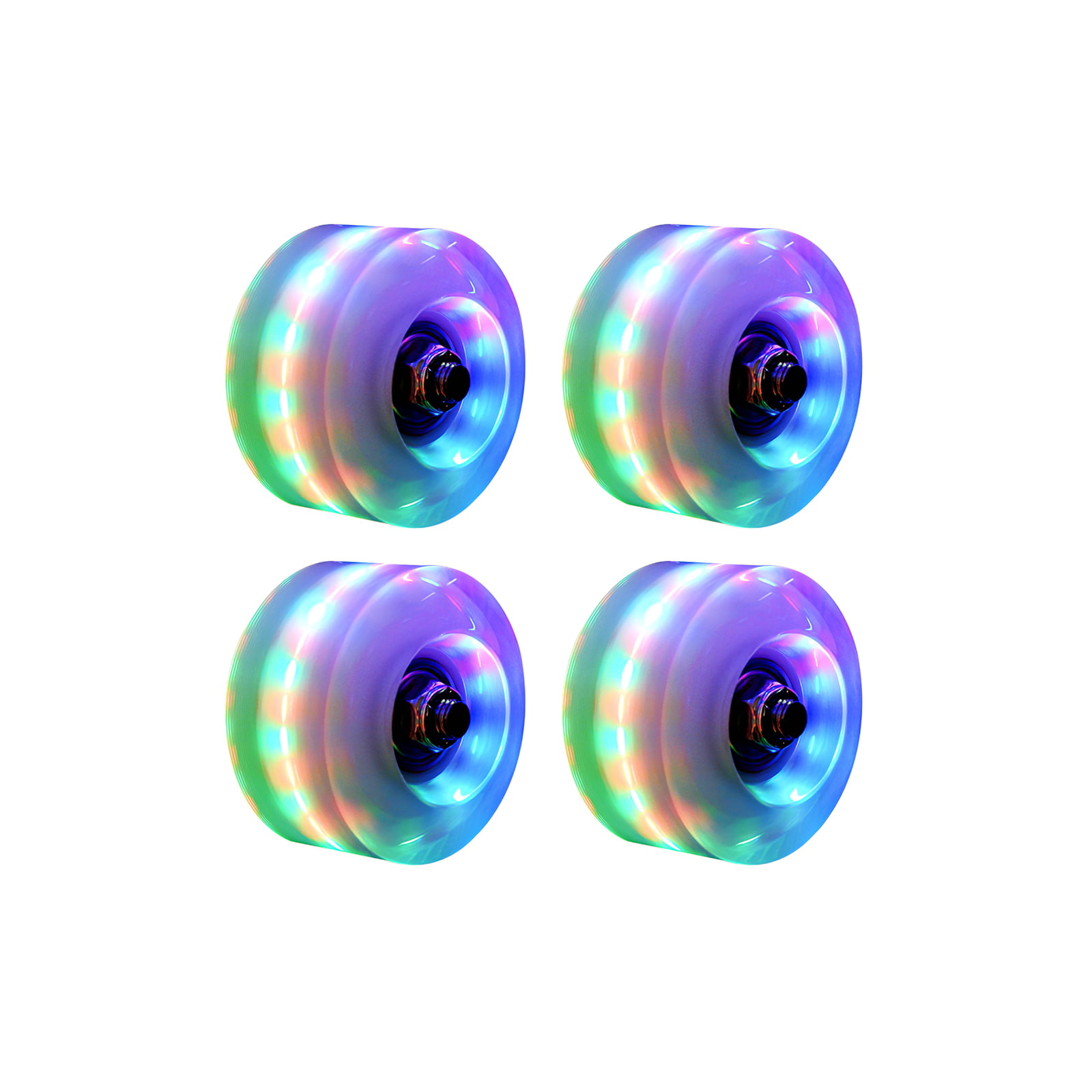 4pcs Roller Skates Wheels Light Replacement Skating Accessory Wear-resistant 