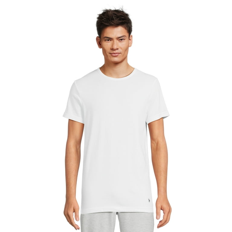White shirt online crew neck