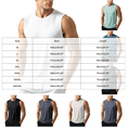 thumbnail image 3 of Tank Tops for Men Ice Silk Mesh Quick Dry Plus Size Summer, Breathable Sleeveless Undershirt for Workout Muscle Gym Athletic, Grey L, 3 of 4