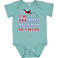 thumbnail image 3 of Inktastic I'm the Big Brother to Twins. Boys Baby Bodysuit, 3 of 5