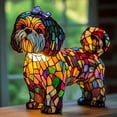 thumbnail image 2 of Shih Tzu lamp, Shih Tzu art lamp, dog lamp, dog series art night light, LED table lamp, 2 of 2