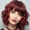 Red, variant on YSGFHGJW Wigs for Black Women,Europe And The United States Wigs For Boys And Girls With Bangs Short Curly Hair Party Available Ripple Multi Color Optional Rose Net Head Styling,Red