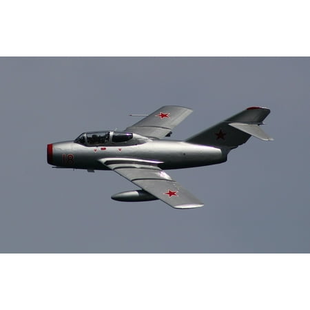 Mig 15 Fighter Canvas Print Bassoon The Mig-15 Soviet Fighters Russian Fighter Stretched Canvas 10 x 14 ()