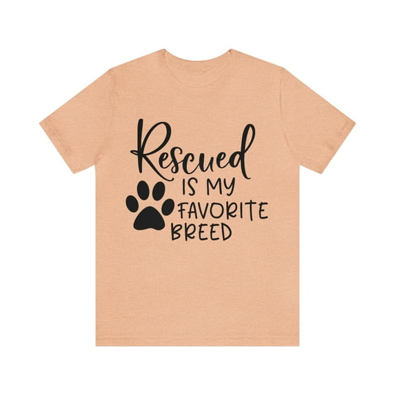 Women's Dog Rescue Shirt Who Rescued Who T-Shirt Dog Rescue Gift