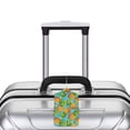 thumbnail image 5 of Fuzoiu Pineapple Print Premium Leather Luggage Tag,Travel Accessory,Luggage Tag for Suitcase Baggage Handbag Travel Bag,Name Card & Privacy Cover-2 PCS, 5 of 5