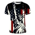thumbnail image 4 of cllios Mens 1776 Independence Day Shirt 4th of July American Flag Graphic Tees Lightweight Short Sleeve Fitness Tops Gym Crewneck Muscle T-Shirts, 4 of 5