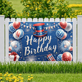 thumbnail image 7 of Colorful Design Happy Birthday Banner Decorative Firework Balloon for Birthday Party Event Celebration, 7 of 7