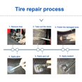 thumbnail image 3 of 36Pcs Universal Tire Repair Patch Rubber Stick Tool 80mm Dia for Tyre Repairing Car Motorcycle, 3 of 5