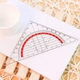 thumbnail image 2 of SSKFHGI Multifunctional Triangle Ruler, Triangle Plate, Multifunctional Ruler, Protractor, Triangle Plate, Coordinate Ruler, 2 of 7
