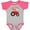 Heather and Hot Pink, variant on Inktastic Farmer Tractor Little Sis Girls Baby Bodysuit