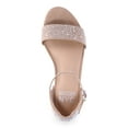 thumbnail image 2 of Madden NYC Little Girl & Big Girl Rhinestone Open Toe Dress Heel, 2 of 5