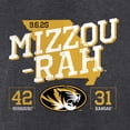 thumbnail image 4 of Men's Charcoal Missouri Tigers vs. Kansas Jayhawks 2025 Score T-Shirt, 4 of 4