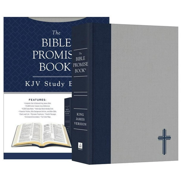 The Bible Promise Book KJV BibleOxford Navy (Hardcover)