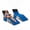 Blue #10, variant on 5-Position Adjustable Reclining Lounge Chair, Folding Patio Chaise with Removable Pillow, Side Pocket.