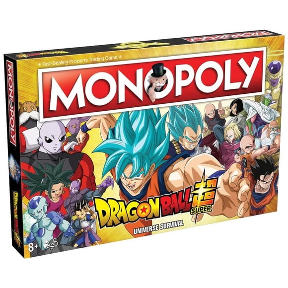 Movimientos ganadores en juegos de mesa Dragon Ball Super Monopoly