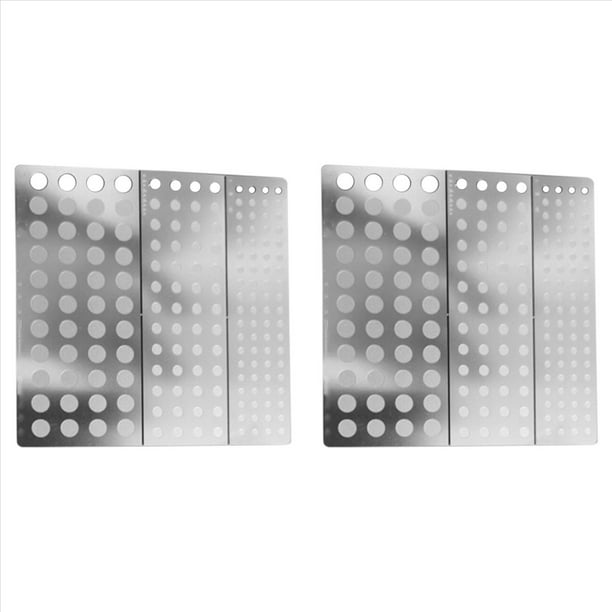 2X 1/72 1/48 1/35 Escala Herramienta de Plantilla de PlantacióN de CéSped EstáTico para Mesa de de Escena de Aplicador de Bandada ElectrostáTica
