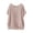 Bronze, variant on Women's Summer Short Sleeve Solid Casual Loose Cotton Linen Top Simple Blouse Daily Wear Fabric Round Neck T Shirt for Women, Bronze, L