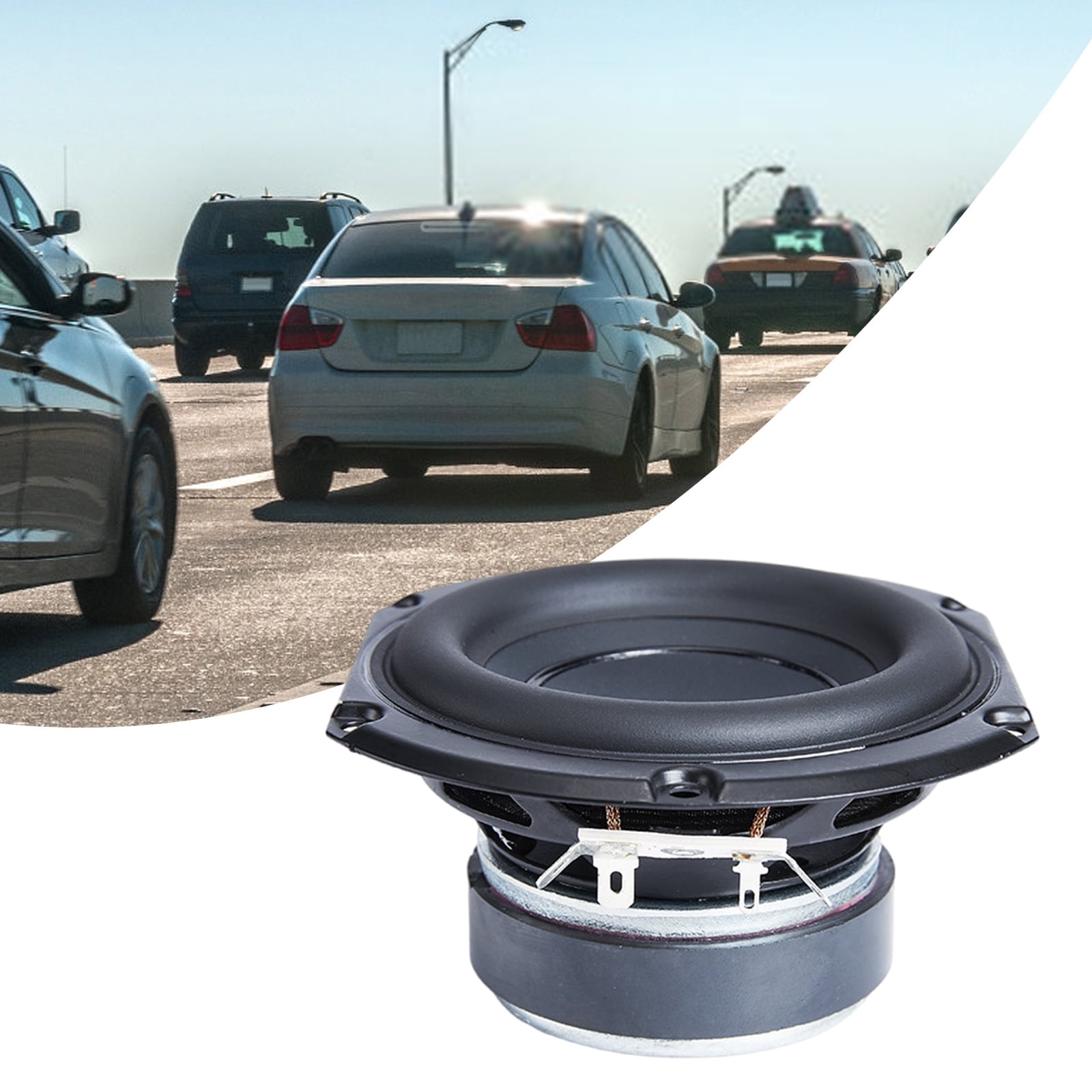 HiFi Home Sound Theater Bass Speakers 4ohm 25W Home Theater Sound Music Bookshelf Loudspeaker 4Inch Subwoofer Speakers