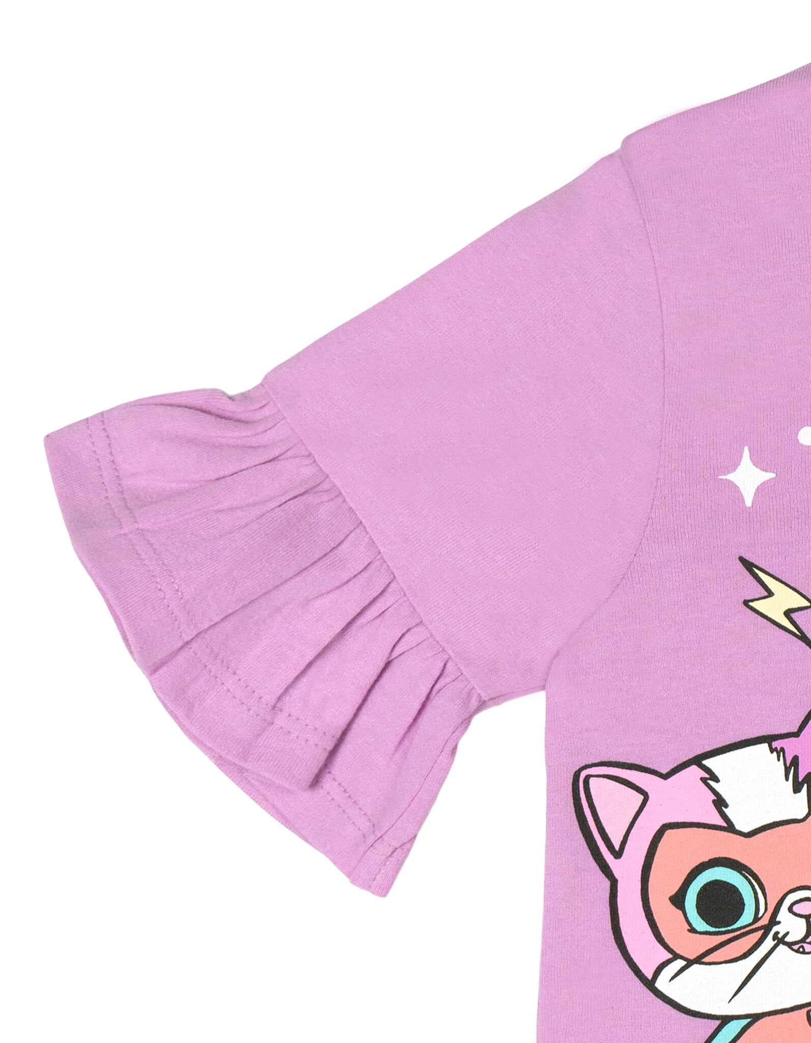 Disney Super Kitties Bitsy Buddy Ginny T-Shirt and Gauze Shorts Outfit Set Toddler to Little Kid