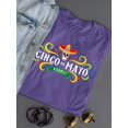 thumbnail image 3 of Cinco De Mayo Stylish Banner Shaped T-Shirt Women -Image by Shutterstock, Female Large, 3 of 4