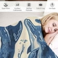 thumbnail image 3 of BCIIG  Dolphin Blanket Gifts for Women Lovers Soft Warm Lightweight Cozy Plush Sea Animal Throw Blankets for Bedroom Living Room Sofa Home Decor  50x60in, 3 of 6