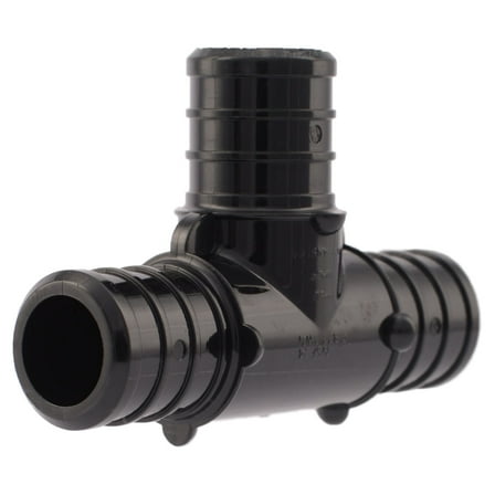 SharkBite UP370A5 PEX Poly Alloy Barb Tee, 3/4", 5-Pack, Each