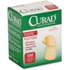 Medline Plastic Adhesive Bandages 1" x 3" - 100/Box - Tan