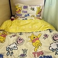 thumbnail image 3 of Stitch Mickey Mouse Bedding Set Sheets Cartoon Print 4-piece Polyester Bed Sheet Set Bedspread Quilt Set Christmas Gift, 3 of 4