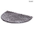 thumbnail image 4 of Moyic Alfombra de ducha de alta calidad, alfombrilla absorbente para baño, antideslizante, plegable, para dormitorio, cocina, baño, Juegos de accesorios de baño Gris 50*80, 4 of 6