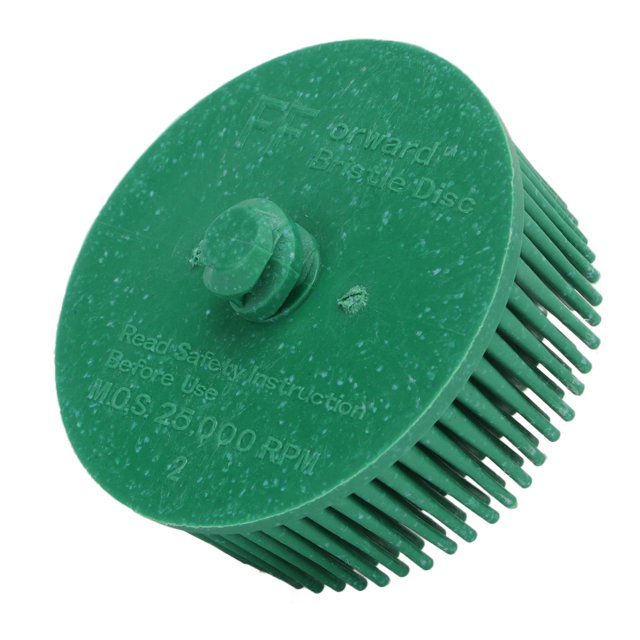 2 Inch Bristle Disc , For Remove Burr Rust Coatings On Metal Grit Abrasive Bristle Shank Attachment Disc