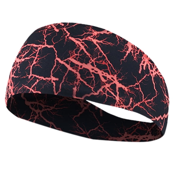 GIJNRIUIUA Under $5 Wide Elastic Hair Bands Sales Today Unisex Sweat Wicking Hair Bands for Sports Fitness Yoga Running Elastic Headband