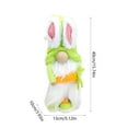 thumbnail image 3 of Moocorvic Easter Gnomes Decorations for Home, Plush Elf Handmade Gnome Bunny Doll Easter Ornaments Spring Home Decor, Gifts for Women Men, 3 of 7