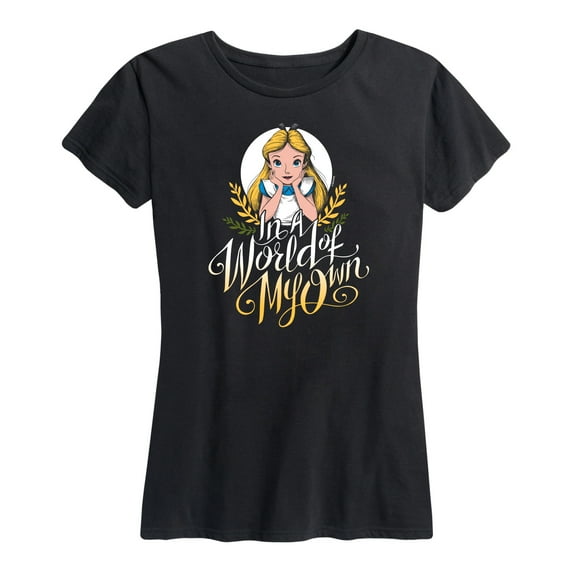 Alice In Wonderland - In A World Of My Own - Women's Short Sleeve Graphic T-Shirt