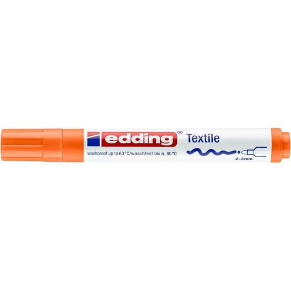 edding 4500 Textile Marker, Orange