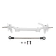 thumbnail image 3 of RC Front Steering Wheel Axle, Highly Simulated High Strength RC Metal Front Axle Set  For 1/14 RC Tractor Truck Black,Silver, 3 of 8