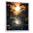 thumbnail image 2 of Designart "Of Serenity Forest Shades wall art I" Landscape & Nature Floater Framed Wall Art Living Room, 2 of 7