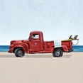 thumbnail image 2 of Sheppard, Lucca 20x20 Black Ornate Wood Framed with Double Matting Museum Art Print Titled - Red Surf Vehicle, 2 of 4