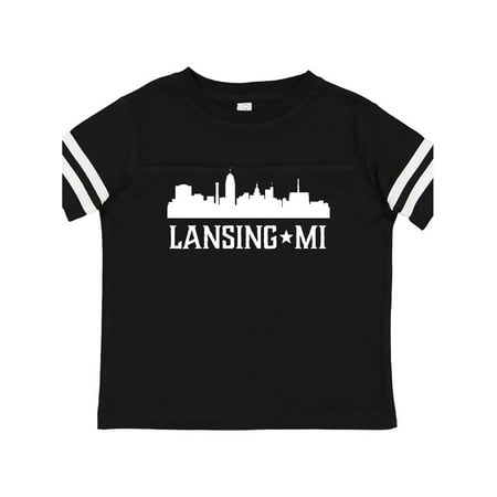 

Inktastic Lansing Michigan Skyline MI Cities Gift Toddler Boy or Toddler Girl T-Shirt