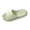 Green, variant on Quick Drying Shower Shoes for Women Men Lightweight Home Slippers Bathroom Sandals with Drain Holes Soft Sole Slides Purple Size 7