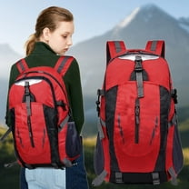 PPgejGEK 40L High Capacity Outdoor Backpack, Water Resistant Hiking Climbing Travel Bag, 52x32x16cm/20.4x12.6x6.2in, Polyester, Hip Belt, Multiple Compartments