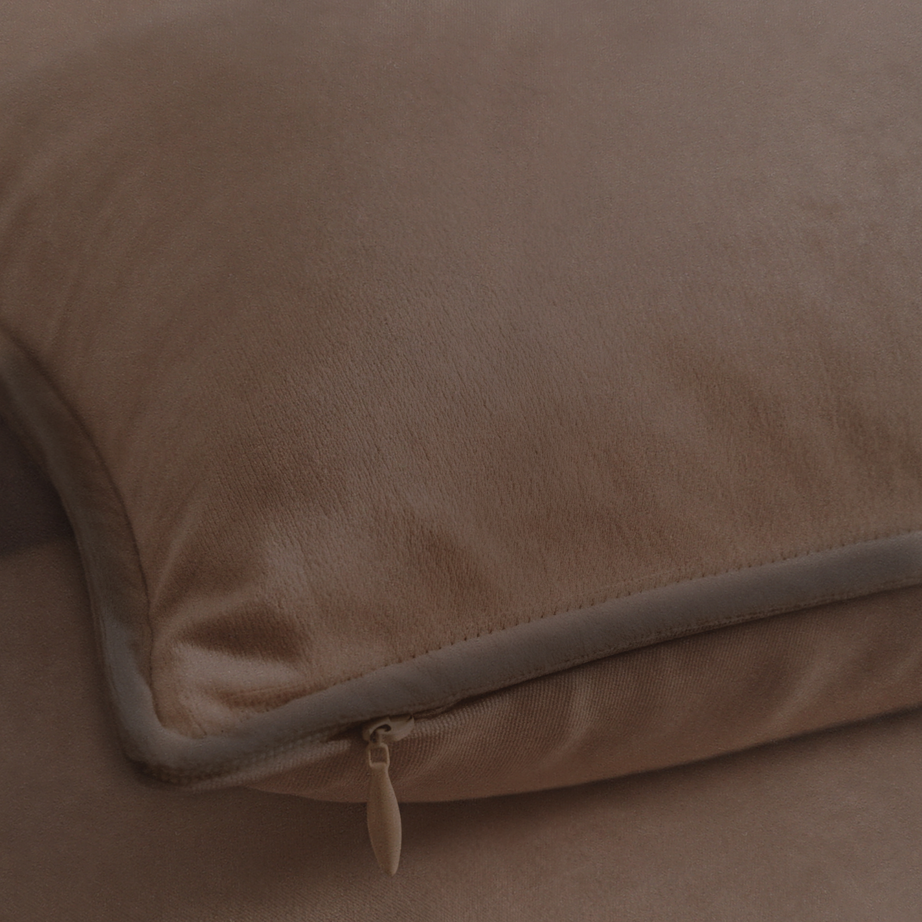A1HC Set of 2 Luxurious Soft Velvet Throw Pillow Covers Only, 20"x20", Dark Brown, Decorative Cushion Covers with Hidden YKK Zipper for Sofa or Bed