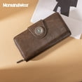 thumbnail image 7 of Montana West Purses for Women RFID Blocking Wallet Large Capacity Phone Clutch Wallet Ladies Western Bifold Wallet Wallets for Women Leather Wallet with Card Holder, Coffee, 7 of 7
