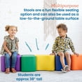 thumbnail image 4 of ECR4Kids SoftZone Toddler Modular Stool Seating Set, Classroom Furniture, Assorted, 6-Piece, 4 of 9
