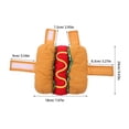 thumbnail image 2 of Moluckfu Uniforme Para Mascotas Con Disfraz Hot Dog Multicolor Ropa Cómoda Y Para Perro Y, 2 of 8
