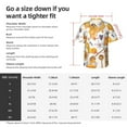 thumbnail image 5 of Susaid Honey Bee Set Print Hawaiian Shirts for Men Women,Hawaiian Summer Short-Sleeve Casual Relaxed-Fit Button-Down,3X-Large, 5 of 7